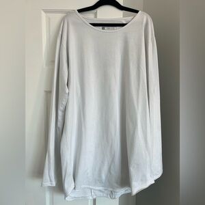 Alphalete White Lifestyle Fit Shirt